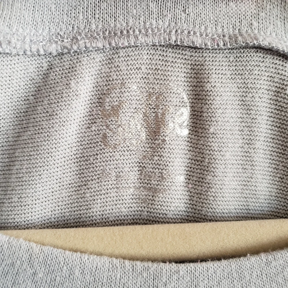 Justice Sweater Girls Size 14 Grey Blue Star Long Sleeve